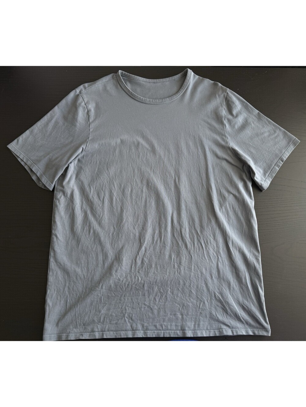 Lululemon Fundamental T-Shirt Gray  Crewneck Size Large Soft Pima Cotton Blend